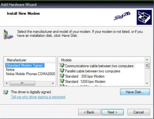  Setting Modem Nokia 2115i/2116, 6015i/6016i dengan Kabel DKU 
5